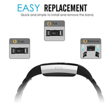 Load image into Gallery viewer, Fitbit Charge 2 Strap Steel Link Bracelet (Black) - Black
