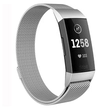 Load image into Gallery viewer, Fitbit Charge 3 Strap Milanese Loop (Silver) - Silver
