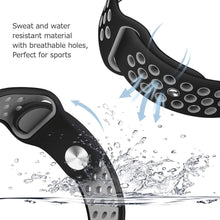 Load image into Gallery viewer, Fitbit Charge 3 Strap Sport Silicone (Black/Grey)
