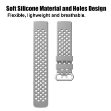 Load image into Gallery viewer, Fitbit Charge 3 Strap Sport Silicone (Grey) - Grey / Fitbit
