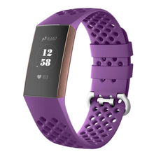 Load image into Gallery viewer, Fitbit Charge 3 Strap Sport Silicone (Purple) - Purple
