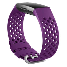 Load image into Gallery viewer, Fitbit Charge 3 Strap Sport Silicone (Purple) - Purple
