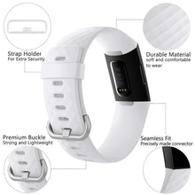 Load image into Gallery viewer, Fitbit Charge 3 Strap Classic Silicone (White) - White
