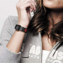 Load image into Gallery viewer, Fitbit Charge 3 Strap Rugged Case (Black/Red) - Black/Red
