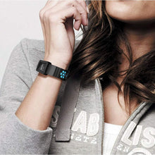 Load image into Gallery viewer, Fitbit Charge 3 Strap Rugged Case (Black/Blue) - Black/Blue
