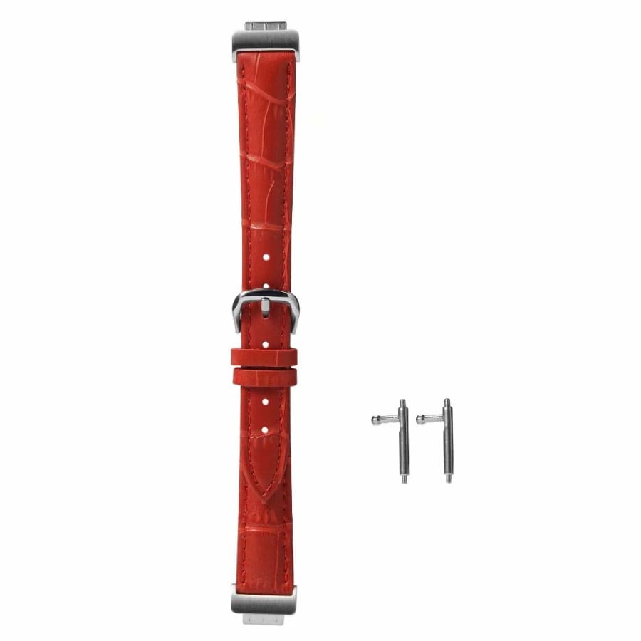 Fitbit Inspire Strap PU Leather (Red) - Red / Fitbit