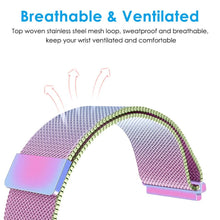 Load image into Gallery viewer, Fitbit Inspire Strap Milanese Loop (Rainbow) - Rainbow
