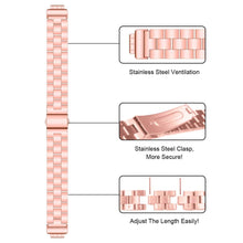 Load image into Gallery viewer, Fitbit Inspire Strap Steel Hocolike (RoseGold) - RoseGold
