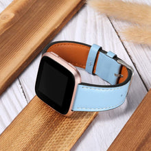 Load image into Gallery viewer, Fitbit Versa Strap PU Leather (Blue) - Blue / Fitbit Versa
