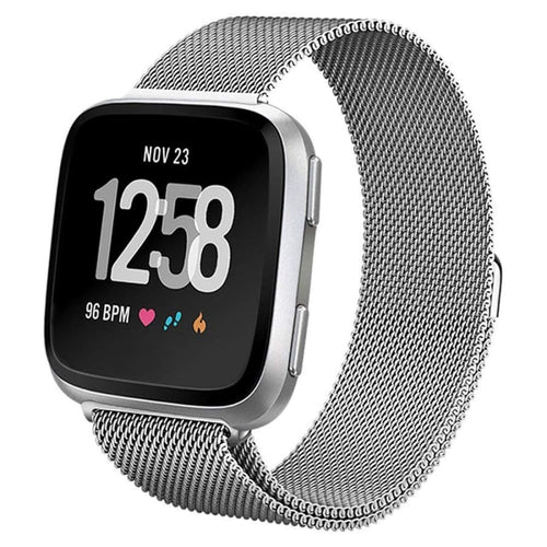 Fitbit Versa Strap Milanese Loop (Silver) - Silver / Fitbit