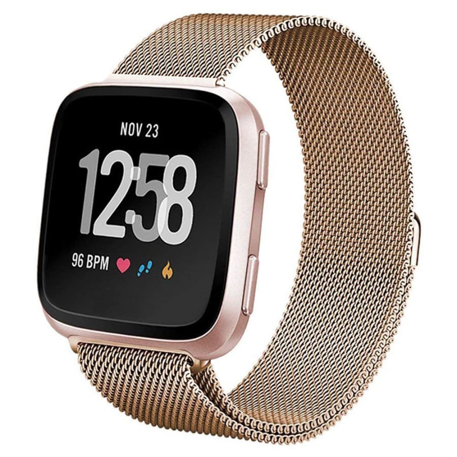 Fitbit Versa Strap Milanese Loop (RoseGold) - RoseGold