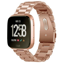 Load image into Gallery viewer, Fitbit Versa Strap Steel Hocolike (RoseGold) - RoseGold
