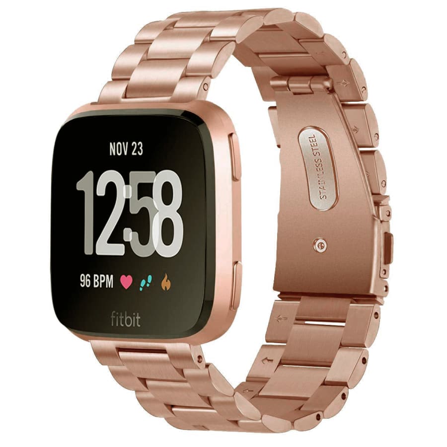 Fitbit Versa Strap Steel Hocolike (RoseGold) - RoseGold