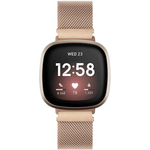 Fitbit Versa 3 Strap Milanese Loop (Gold) - Gold / Fitbit