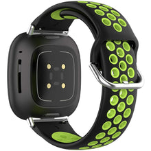 Load image into Gallery viewer, Fitbit Versa 3 Strap Sport Silicone (Black/Volt)
