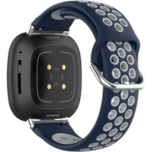 Load image into Gallery viewer, Fitbit Versa 3 Strap Sport Silicone (Navy/White)
