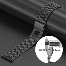 Load image into Gallery viewer, Fitbit Versa 3 Strap Steel Hocolike (Black) - Black
