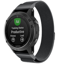 Load image into Gallery viewer, Garmin Fenix 8 51mm Strap Milanese Loop [Black] - Garmin
