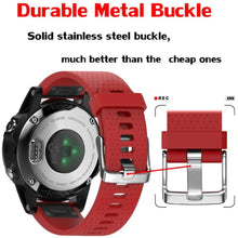 Load image into Gallery viewer, Garmin Fenix 8 43mm Silicone Strap [Red] - Garmin Fenix 8
