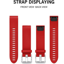 Load image into Gallery viewer, Garmin Fenix 8 43mm Silicone Strap [Red] - Garmin Fenix 8
