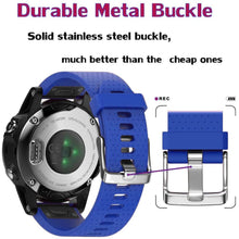 Load image into Gallery viewer, Garmin fenix 5S Strap QuickFit Silicone (Blue) - Blue
