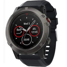 Load image into Gallery viewer, Garmin fenix 7X Silicone Strap (Black) - Garmin fenix 7X
