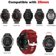 Load image into Gallery viewer, Garmin Fenix 8 51mm Silicone Strap [Red] - Garmin Fenix 8
