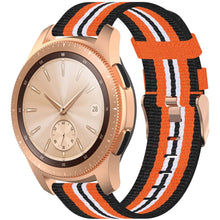 Load image into Gallery viewer, Garmin Venu Strap Quick Release Nylon (Black/Orange)
