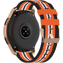 Load image into Gallery viewer, Garmin Venu Strap Quick Release Nylon (Black/Orange)
