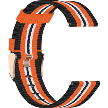 Load image into Gallery viewer, Garmin Venu 2 Plus Nylon Strap (Black/Orange) - Garmin Venu
