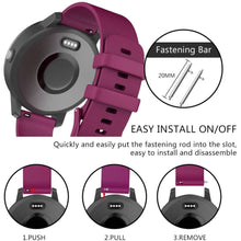 Load image into Gallery viewer, Garmin Venu Strap Quick Release Silicone (Maroon) - Maroon
