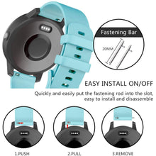 Load image into Gallery viewer, Garmin Venu 2 Plus Silicone Strap (Turquoise) - Garmin Venu
