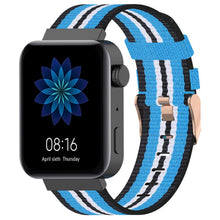 Load image into Gallery viewer, Huawei Watch GT 5 Pro 42mm Nylon Strap [Black/LightBlue]
