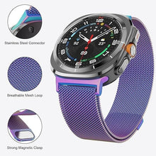 Load image into Gallery viewer, Samsung Galaxy Watch Ultra Milanese Loop Strap (Rainbow)
