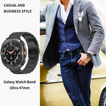 Load image into Gallery viewer, Samsung Galaxy Watch Ultra Stainless Steel Strap (Black)
