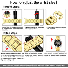 Load image into Gallery viewer, Samsung Galaxy Watch Ultra Stainless Steel Strap (Gold)
