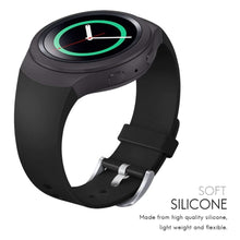 Load image into Gallery viewer, Samsung Gear S2 Strap Sport Silicone (Black) - Black
