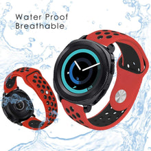 Load image into Gallery viewer, Samsung Gear S2 Classic Strap Sport Silicone (Red/Black)

