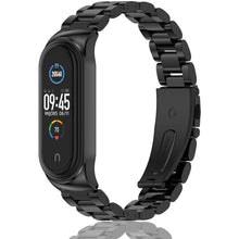 Load image into Gallery viewer, Xiaomi Mi Band 5 Strap Steel Hocolike (Black) - Black
