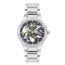 Load image into Gallery viewer, Lee Cooper Richard Automatic Skeleton Blue Dial Silver
