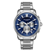 Load image into Gallery viewer, Lee Cooper Malo Multifunction Blue Dial Silver Watch
