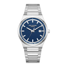 Load image into Gallery viewer, Lee Cooper Daily Driver Date Window Blue Dial Silver Watch

