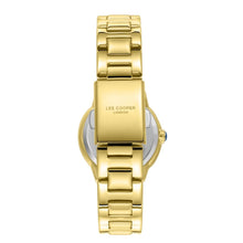 Load image into Gallery viewer, Lee Cooper Mélodie Silver Dial Gold Watch - LC08295.130
