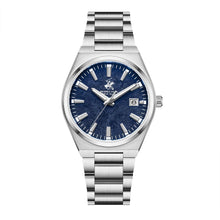 Load image into Gallery viewer, Beverly Hills Polo Club Blue Dial Silver Date Watch
