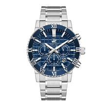 Load image into Gallery viewer, Beverly Hills Polo Club Multifunction Blue Dial Silver Date
