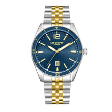 Load image into Gallery viewer, Lee Cooper Oswin Date Window Blue Dial Two Tone Watch
