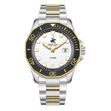 Load image into Gallery viewer, Beverly Hills Polo Club 5 Year White Dial Two-Tone Date
