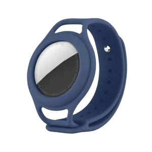 Apple Air Tag Wrist Strap for Kids - Navy