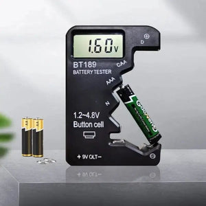 Battery Tester (Button Cell AA AAA C D 9V 14500 16340)
