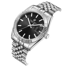 Load image into Gallery viewer, Beverly Hills Polo Club Classy Black Dial Silver Date Watch
